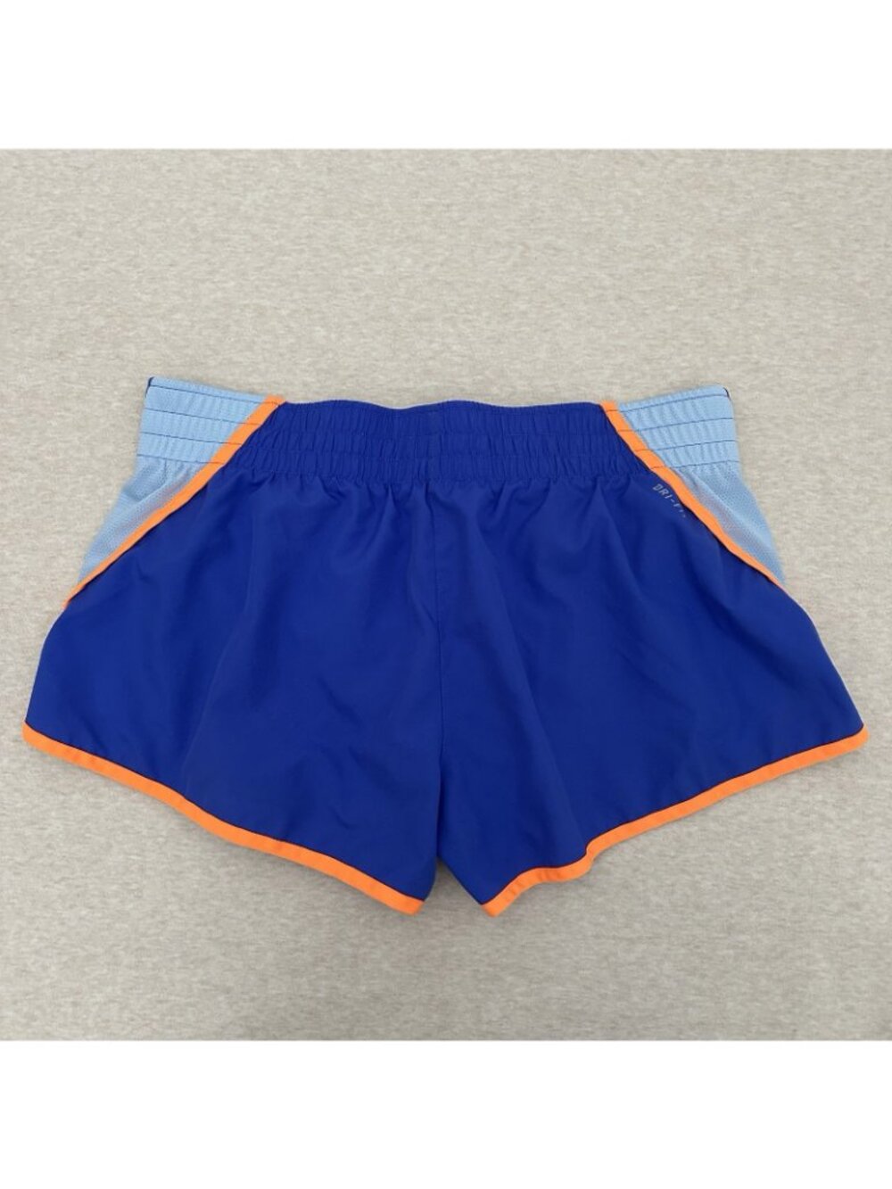 Nike Dri-Fit Running Shorts Women's Size XL Blue Hight Rise Polyester Athletic - Picture 2 of 11